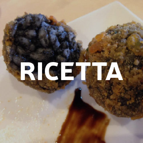 Arancino al nero di seppia