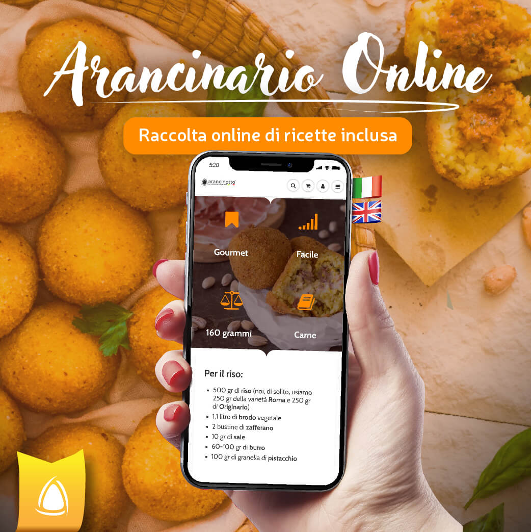 Stampo per arancine rotonde di 160 grammi