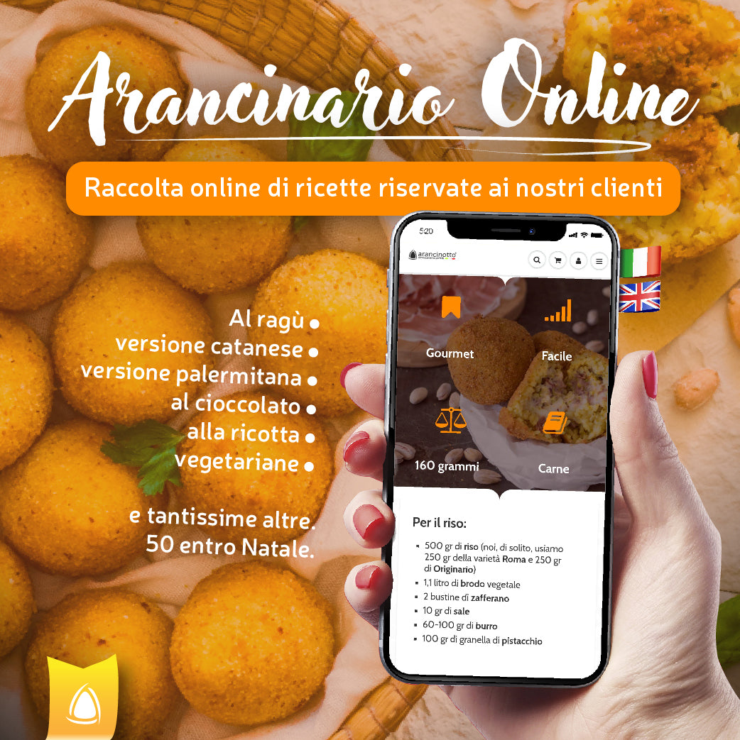 KIT COMPLETO - 4 Stampi per arancini Arancinotto