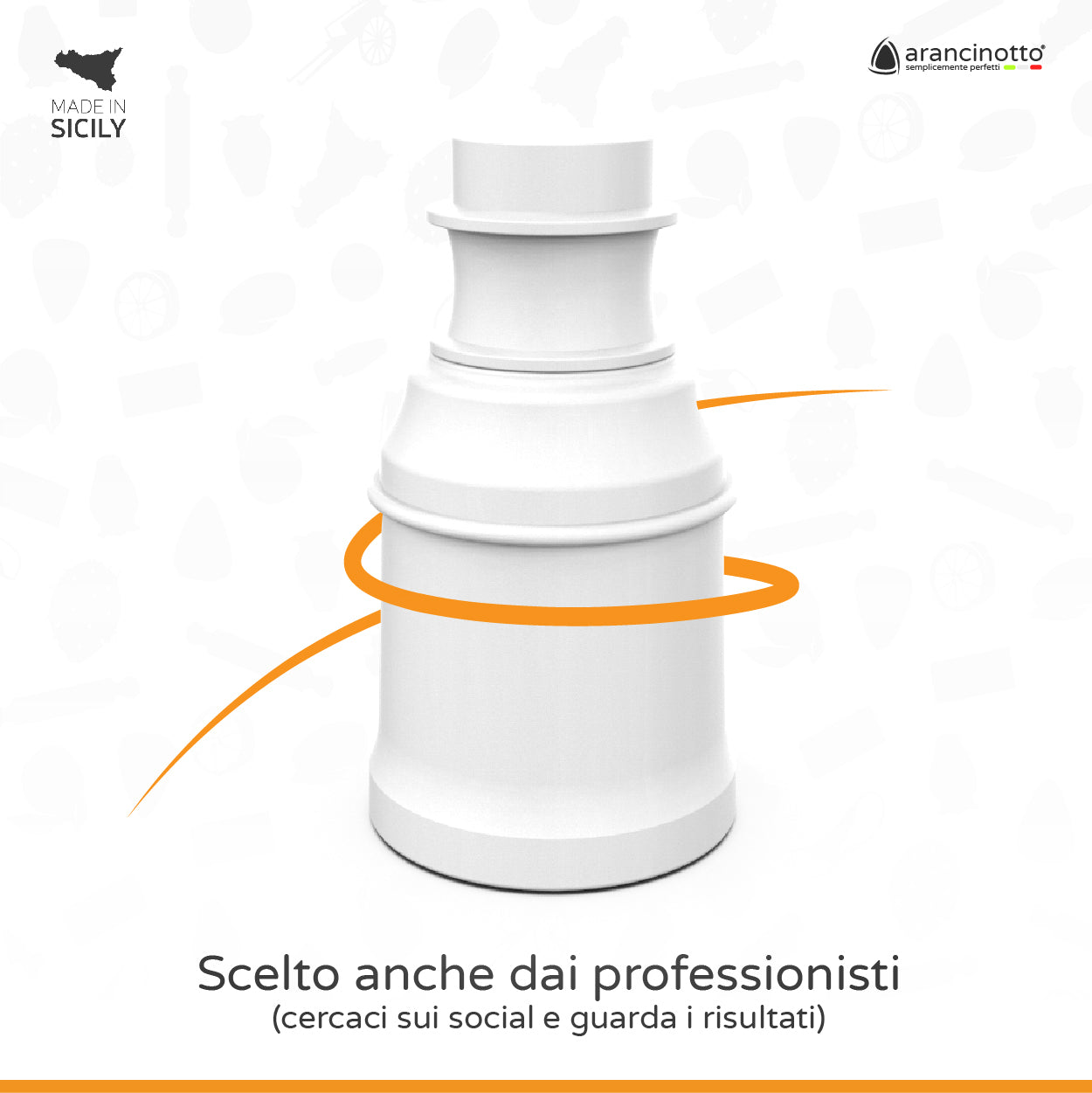 KIT COMPLETO - 4 Stampi per arancini Arancinotto