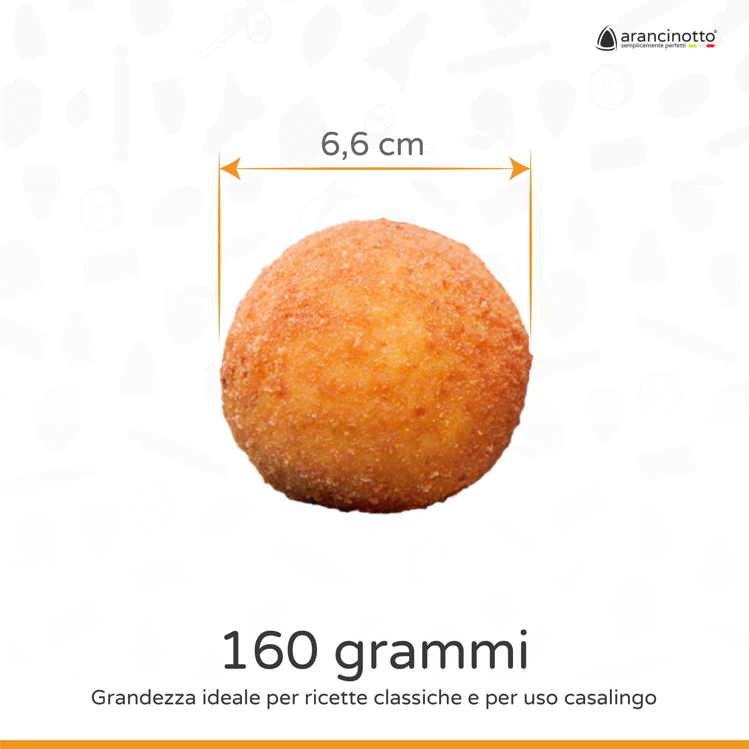 KIT COMPLETO - 4 Stampi per arancini Arancinotto